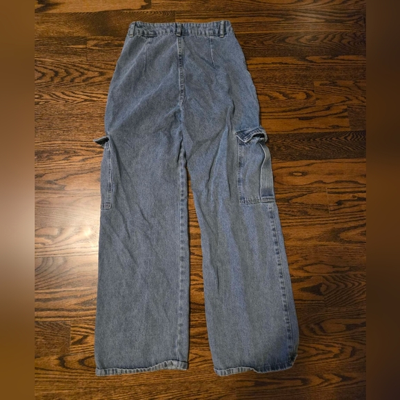 Wide-leg Denim Jeans - Picture 2 of 2